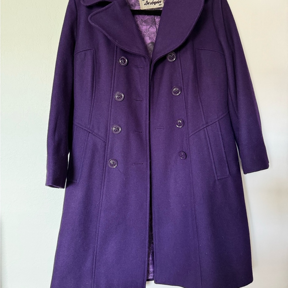 Guess wool Purple Coat